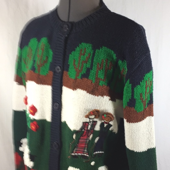 Robin Sinkler Embroidered Design Sweater Size L - Picture 4 of 8